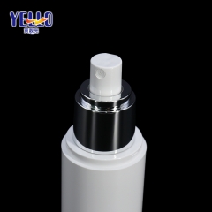 50 Ml White PET Refillable Airless Pump Spray Bottles For Skin Care