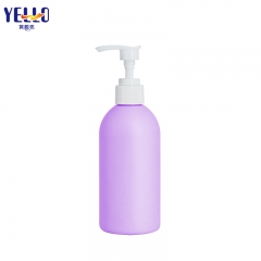 250ml Lotion Bottles With Pump Bulk / Pink PET Shampoo Bottle