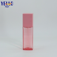 High Quality Pink Yellow Body Facial 30Ml 50Ml Square Spray Bottle