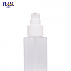 6 OZ 4 OZ Square Empty Clear Plastic Spray Bottles Wholesale For Hair