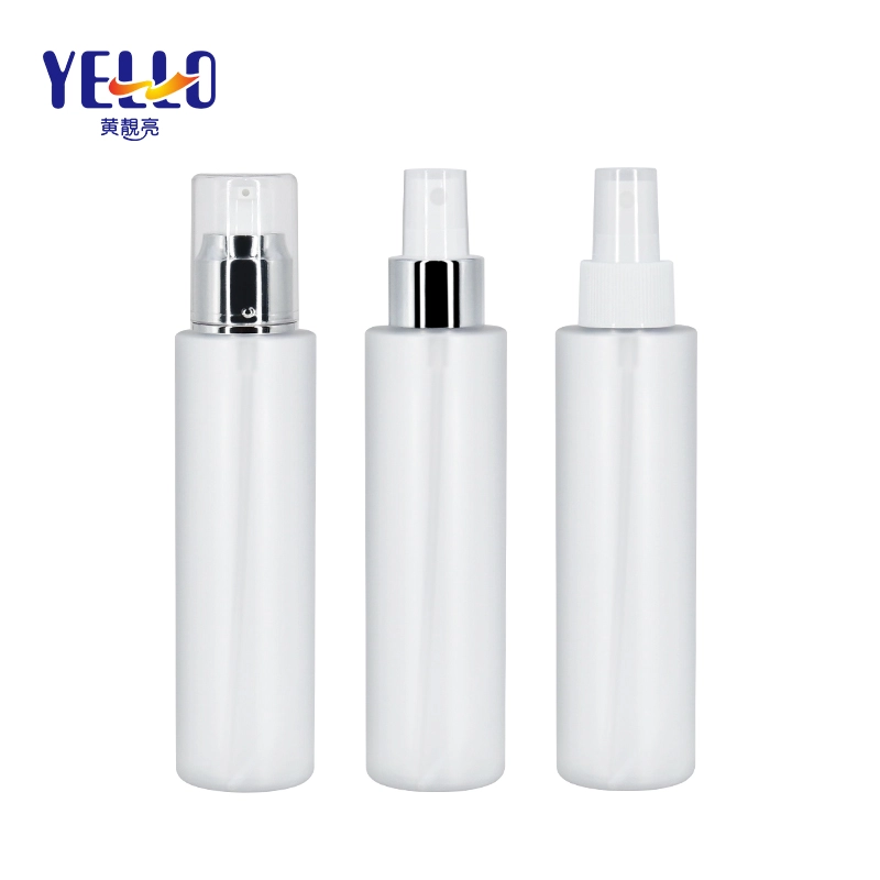 Frosted 150ml Mist Spray Bottle For Face , PET Cylinder Hair Cosmetic Spray Bottle