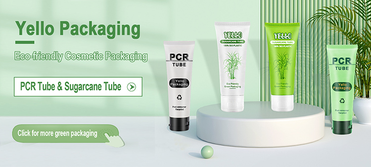 PCR And Sugarcane Cosmetic Tube