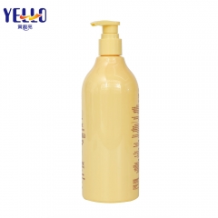 Empty Pink Black Blue Orange Yellow Shampoo Bottles 500ml With Pump