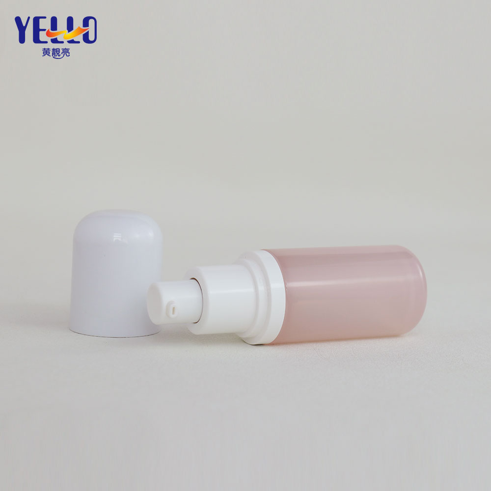 Translucent Pink Blank Pretty Plastic Lotion Bottles With Pump