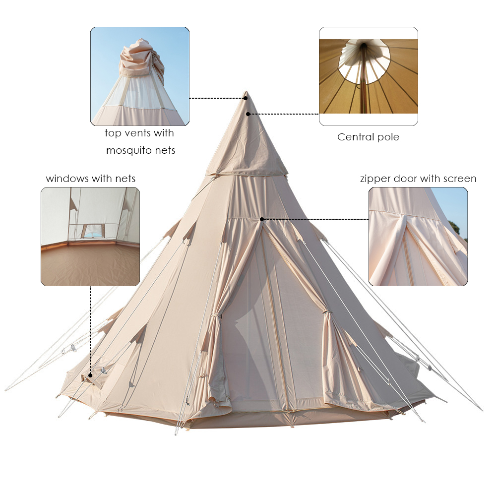 M Canvas Teepee Tent