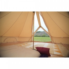 5m Canvas Bell Tent With Pvc Roof