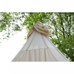 4m Canvas Teepee Tent(A type pole)
