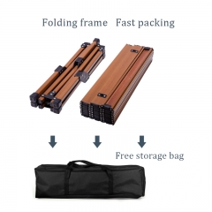 Portable folding table