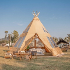 Wooden Frame Tipi Tent