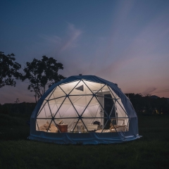 Steel Frame Geodesic Dome Tent