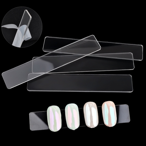 10Pcs/set Acrylic Nail Art Tips Display Holder Board Clear Bar Chart False Stick Practice UV Gel Polish DIY Salon Manicure Tools