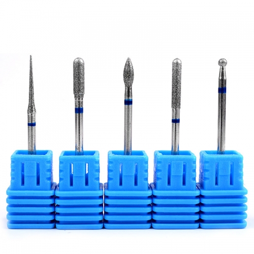 1 Pc Diamond Tungsten Nail Drill Bit Rotate Burr Milling Cutter Bits For Manicure Electric Nail Drill Accessories Nail Tools