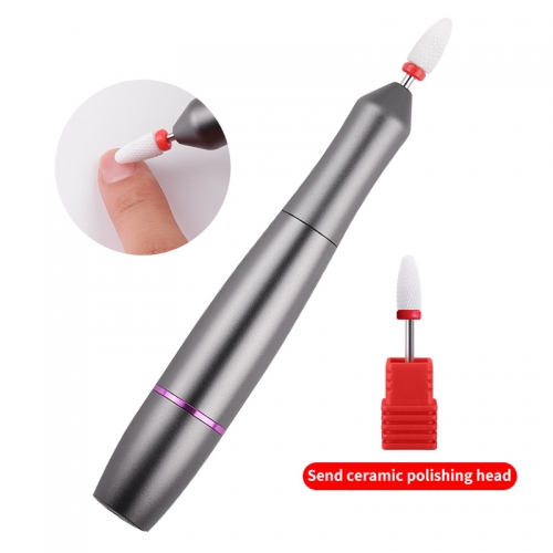 1pcs Professional 15000 RPM Pen Nail Drill Machine Portable Electric Nail Drill File Manicure Pedicure Gel Milling Cutters Kits Tools