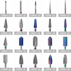 1pcs Manicure milling cutters nails drill High quality alloy tungsten steel drill nail manicure tools polishing nail manicure cutters