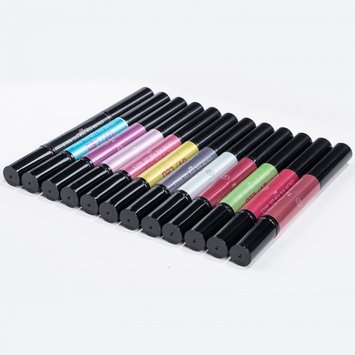 12 Colors Sock Off One Step UV Nail Gel Polish Pen