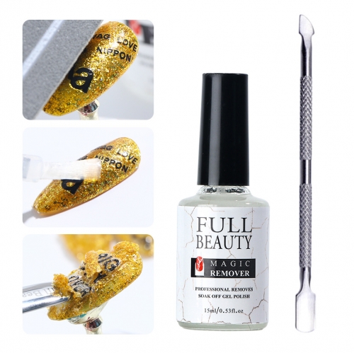 1set Nail Degreaser Magic Remover Burst Gel Nail Varnishes Cleaner Cuticles UV Gel Soak Off Polishing Tools Manicure