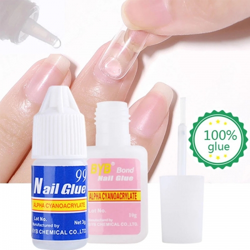 1Pcs Nail Glue Quick Drying Nail Glue False Nail Extension Tips UV Gel Polish for Acrylic Nail Art Decoration Long Lasting Manicure Tools
