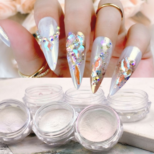 1 Box Shining Mirror Nail Art Glitter Dust Neon Flakes Nail Decoration Manicure