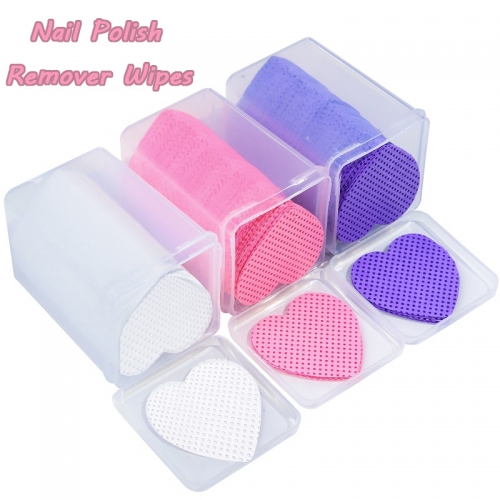 200Pcs/Box Gel Nail Polish Remover Wipes Cleaner Manicure Nail Remover Lint-Free Cotton Wipes Cleaner Paper Pad Makeup Tool 