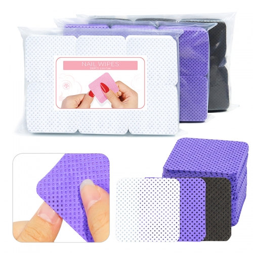 1 Bag Nail Art Magic Wipes Tips Cotton Polish Napkin Eyelash Cleaner Tissue Absorb Glue Soak Paper Manicure Tool
