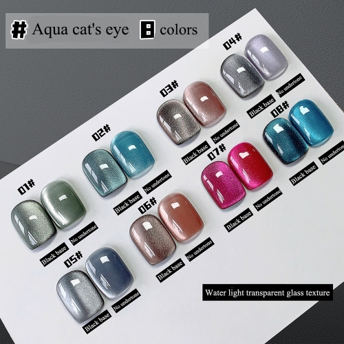 1bottle Cat Eye Nail Polish Gel Crystal Gel Magnetic Nail Art Gel Phototherapy Spar Wide Cat Eye Gel