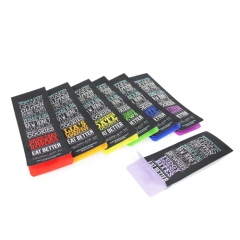 Laminated Poly Flat Bottom Pouch Transparent Gussets Multi Colors Printing