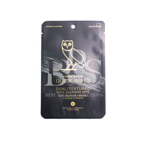 Matte Gold Aluminium Foil Laminated Pouches , Hang Hole Foil Zip Seal Pouches