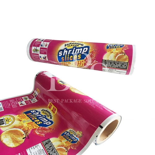 Heat Seal Laminated Packaging Films Rolls Custom Printing Logo 1-10 Colors