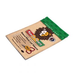 Flat Kraft Paper Pouch Direct Printing Biodegradable Eco - Friendly