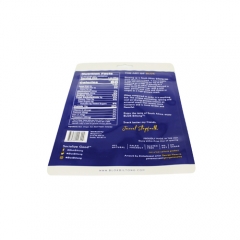 Kraft Flat Pouch , Resealable Pouches Beef Jearky Packaging