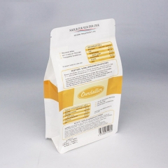 8 Color Printing Kraft Paper Pouch Flat Bottom Customized With Clear Window