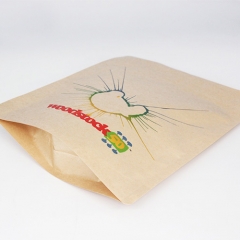 High Barrier Laminated Kraft Paper Pouch With Natural Looks Perfect For Display