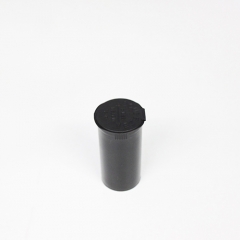 Smell proof Solid Black CR Pop Top Bottles Cannabis Packaging Container