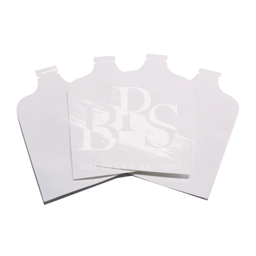 Juice Flexible Laminated Pouches Custom Shaped Pre - Inserted Straw Available