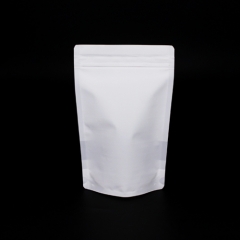 Mono Plastic Recyclable Pouch , Matte Finish Stand Up Pouch with Window