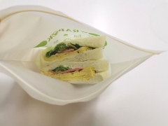 Single Layer Biodegradable Food Packaging Ziplock Bags for Sandwich , Bakery