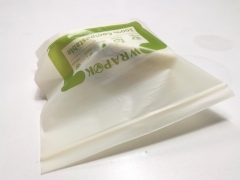 Single Layer Biodegradable Ziplock Packaging Bags For Instant Foods / Garments