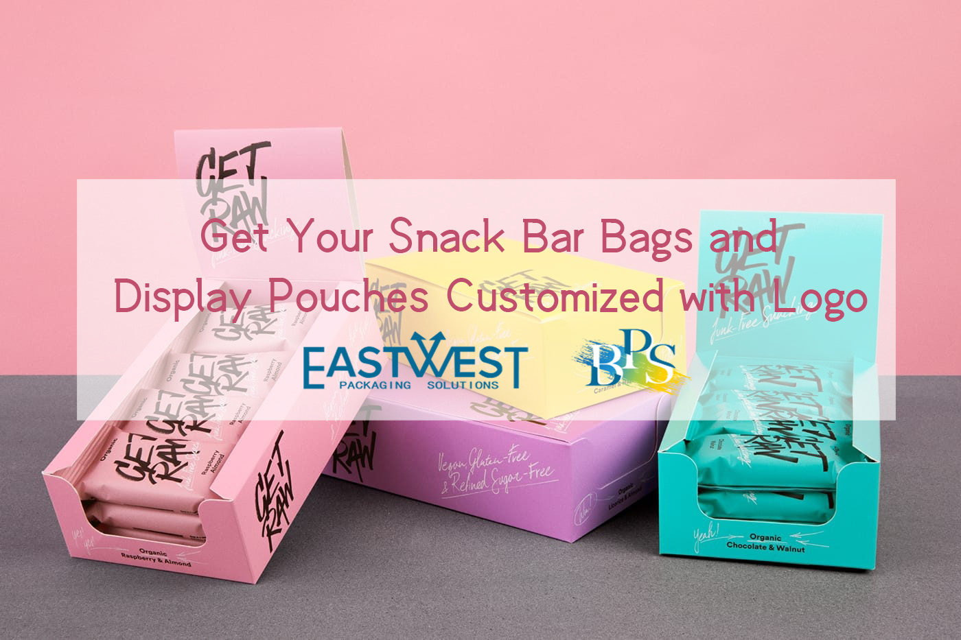 Get Your Snack Bar Bags and Display Pouches Customized with Logo