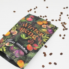 Economic Eco-friendly Packaging Recyclable Stand Up Coffee Pouch with Zipper & Valve