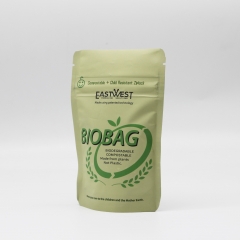 Greenest & Safest Compostable CR Pouch Perfect For Cannabis And CBD Industries