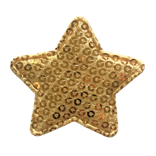 DIY Glitter Star Applique Patch Hair Accessories