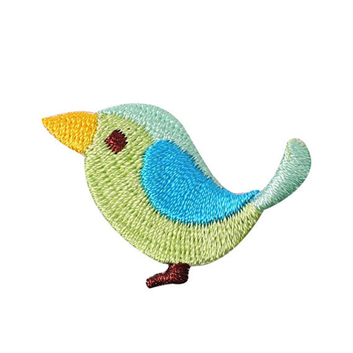High Quality Custom mini bird Badge Fashion Embroidery Patch for Clothing