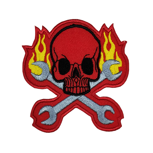 Skull Patch in Sewing Patches