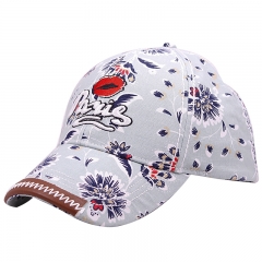 Floral Fabric Lady Sport Souvenir Caps