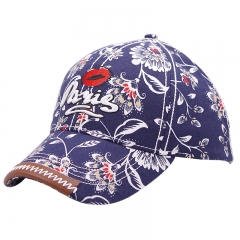 Floral Fabric Lady Sport Souvenir Caps