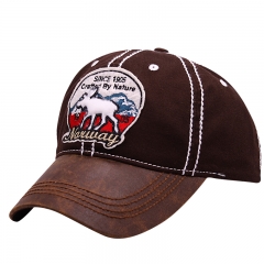 Triple-stiching Washed Adventure Twill Souvenir Caps