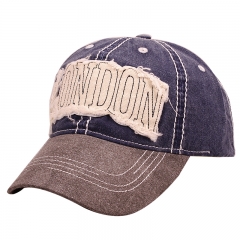 Heavy Twill Cotton Fabric Trile Stiching Washed Souvenir Cap