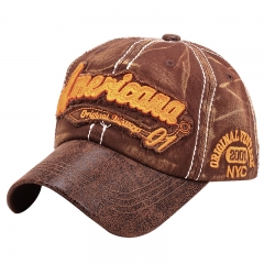 Triple-stitching Washed Adventure Twill Souvenir Cap