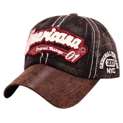 Triple-stitching Washed Adventure Twill Souvenir Cap