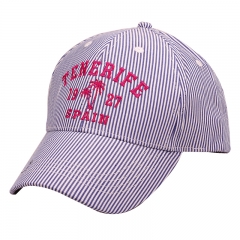 Oxford Stripe Youth Twill Souvenir Caps